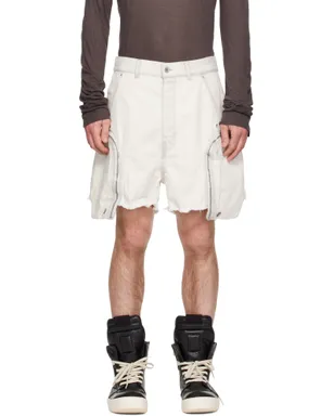 Rick Owens DRKSHDW Temple Denim Bauhaus ショートパンツ - サムネイル1