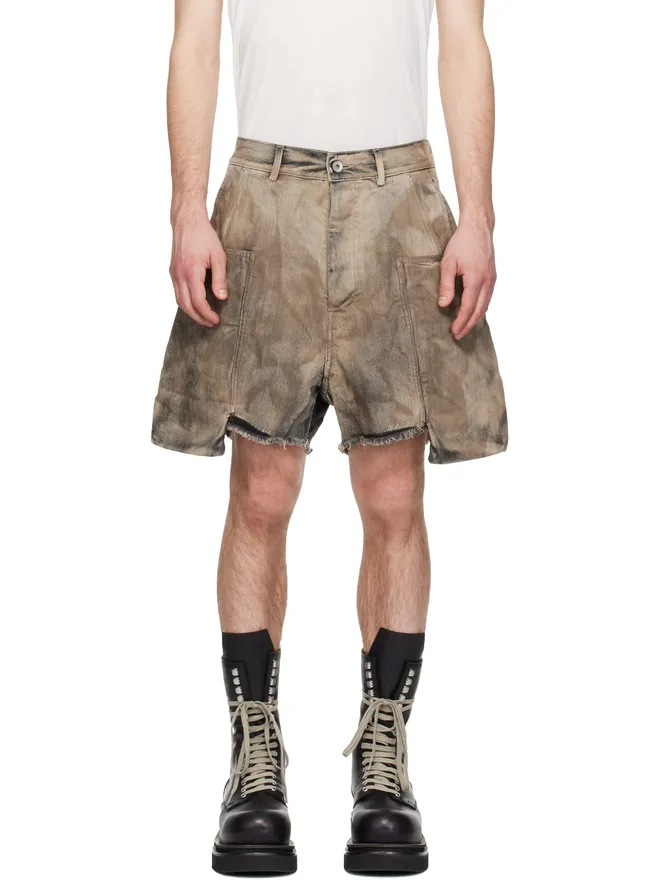 Rick Owens DRKSHDW Rick Owens DRKSHDW Temple Denim Stefan カーゴショートパンツの商品画像