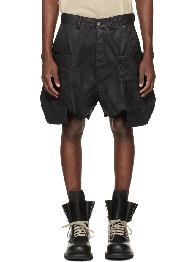 Rick Owens DRKSHDW Rick Owens DRKSHDW Temple Stefan デニム カーゴショートパンツの商品画像