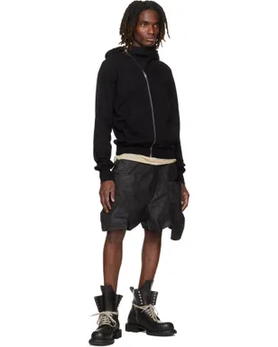 Rick Owens DRKSHDW Temple Stefan デニム カーゴショートパンツ - サムネイル4