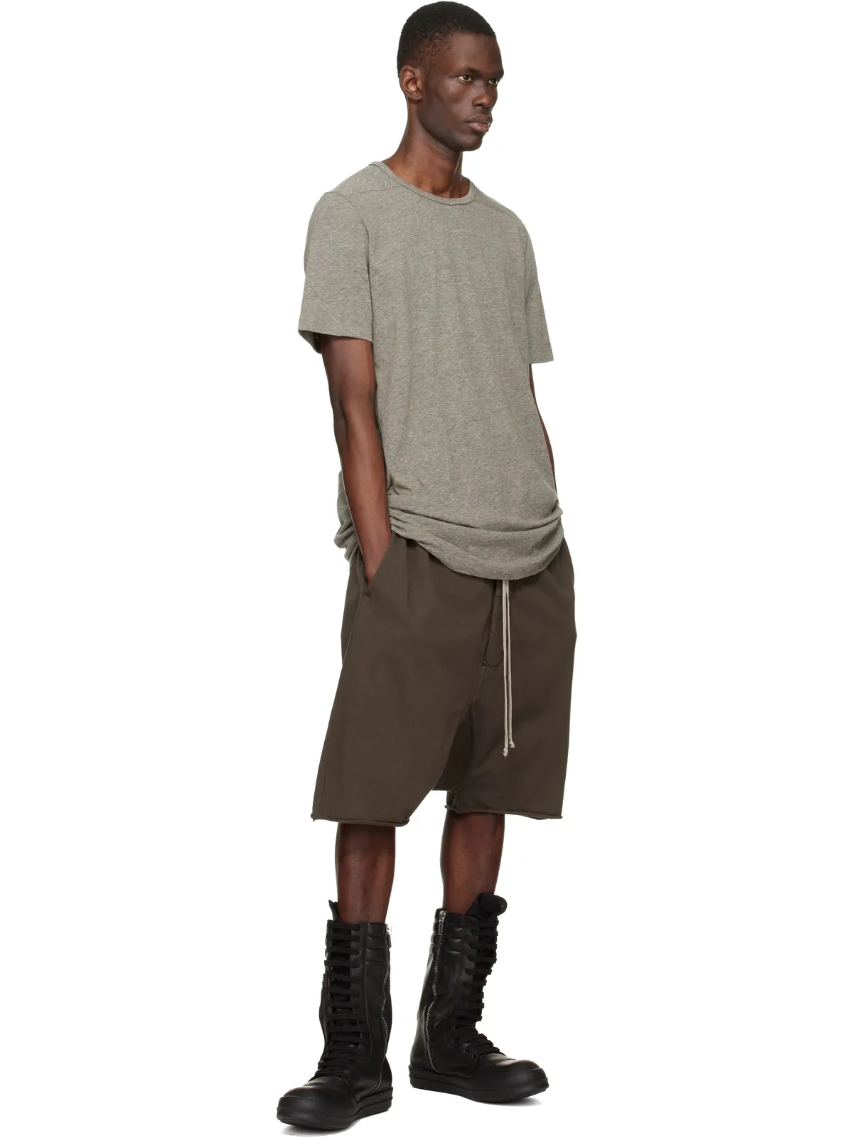 Rick Owens DRKSHDW Temple Drawstring Pods ショートパンツ - 画像4