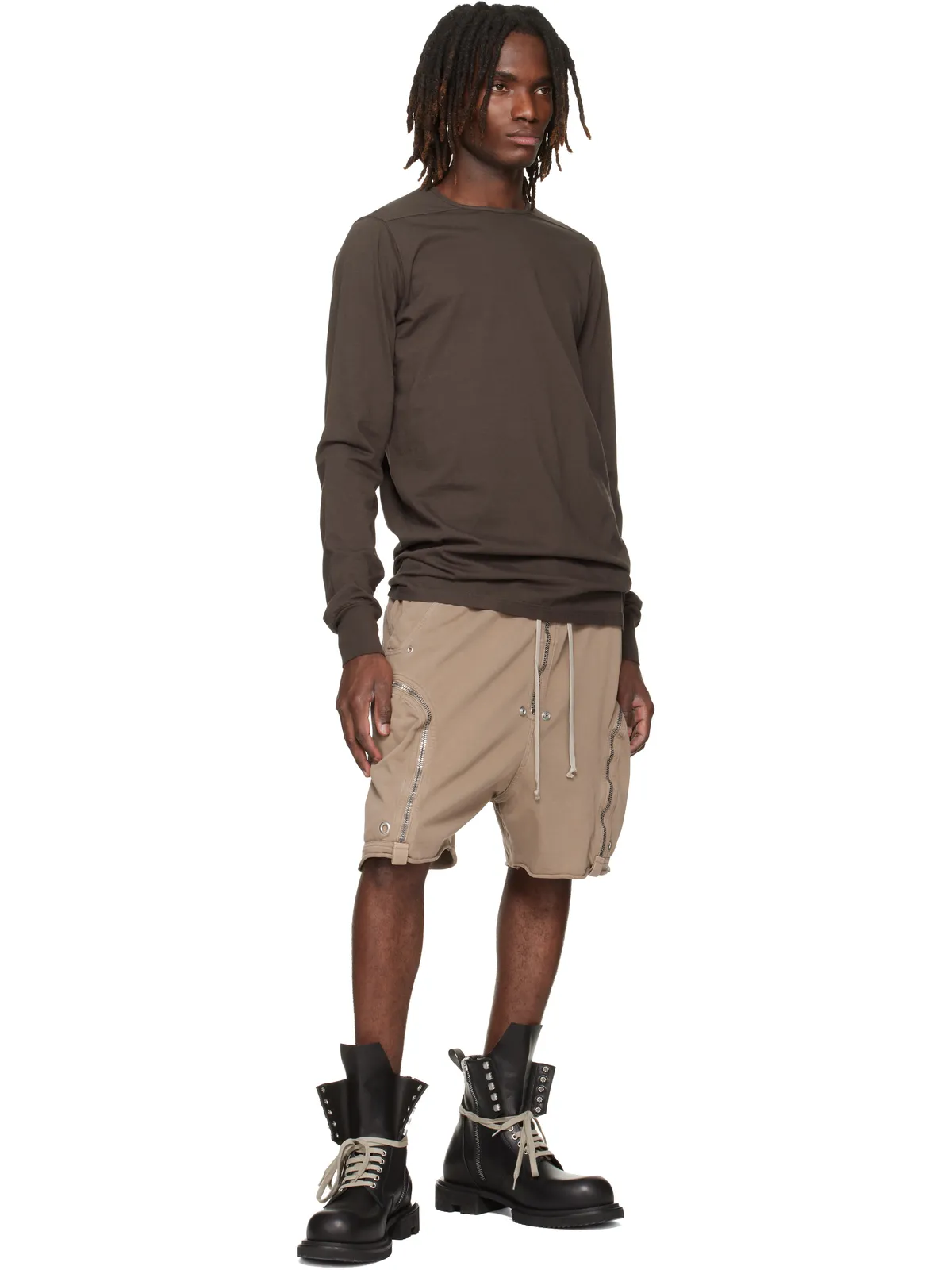 Rick Owens DRKSHDW Temple Bauhaus Pods ショートパンツ - 画像4