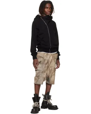 Rick Owens DRKSHDW Temple Creatch Pods デニム カーゴショートパンツ - サムネイル4