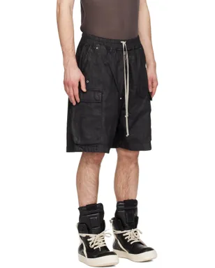 Rick Owens DRKSHDW Temple Denim Cargobela ショートパンツ - サムネイル2