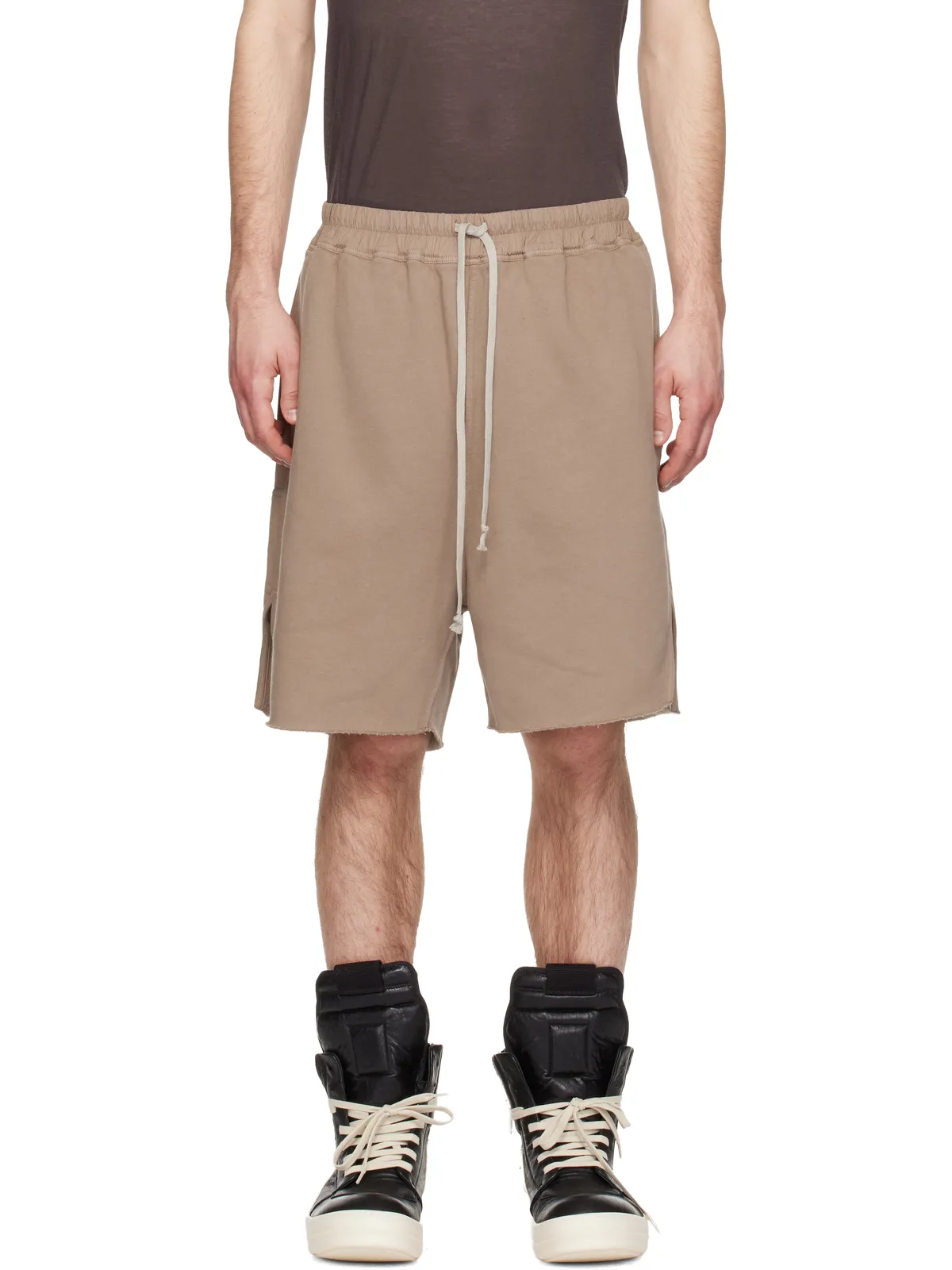 Rick Owens DRKSHDW Temple Heavy Sweatshirt Long ショートパンツ - 画像1
