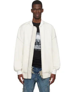 Rick Owens DRKSHDW Temple Jumbo デニム フライトジャケット - サムネイル1