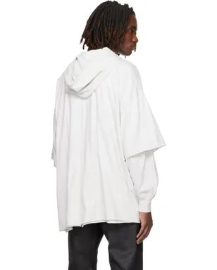 Rick Owens DRKSHDW Temple Tommy Hustler フーディ - サムネイル3