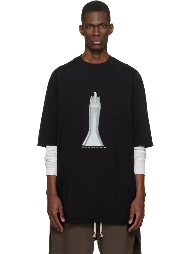 Rick Owens DRKSHDW Rick Owens DRKSHDW Temple Jumbo S/S Tシャツの商品画像