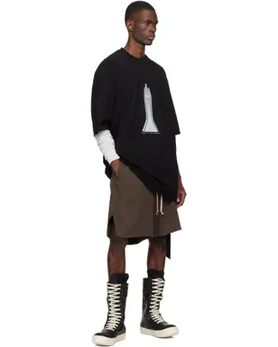 Rick Owens DRKSHDW Temple Jumbo S/S Tシャツ - サムネイル4