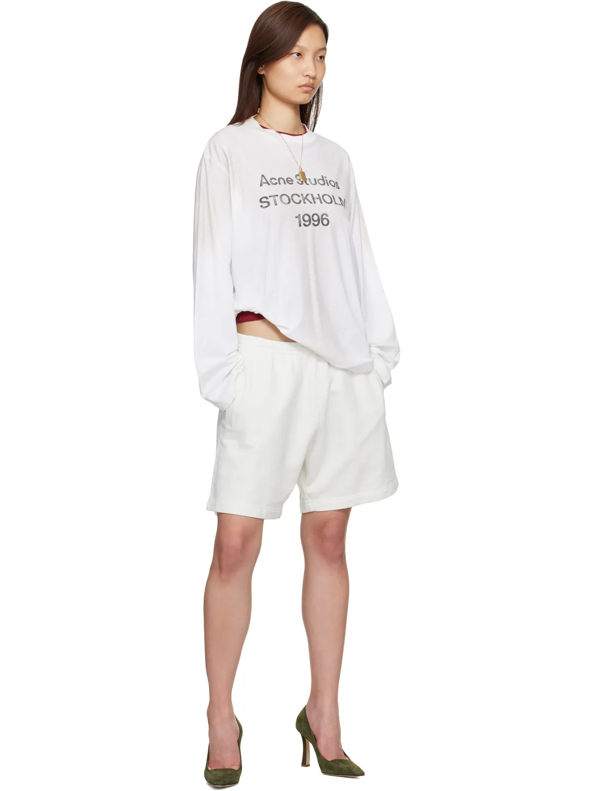 Acne Studios コットン ショートパンツ - 画像5