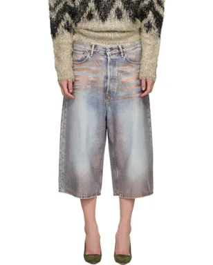 Acne Studios Glitter Dawn デニムショートパンツ - サムネイル1