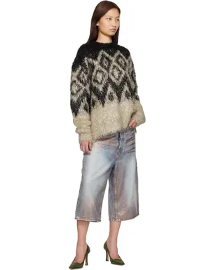 Acne Studios Glitter Dawn デニムショートパンツ - サムネイル4