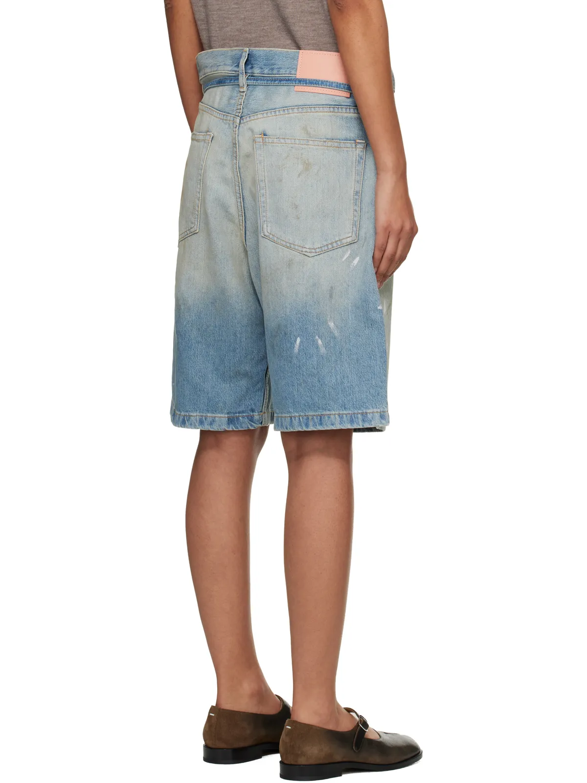 Acne Studios ベルト デニムショートパンツ - 画像3