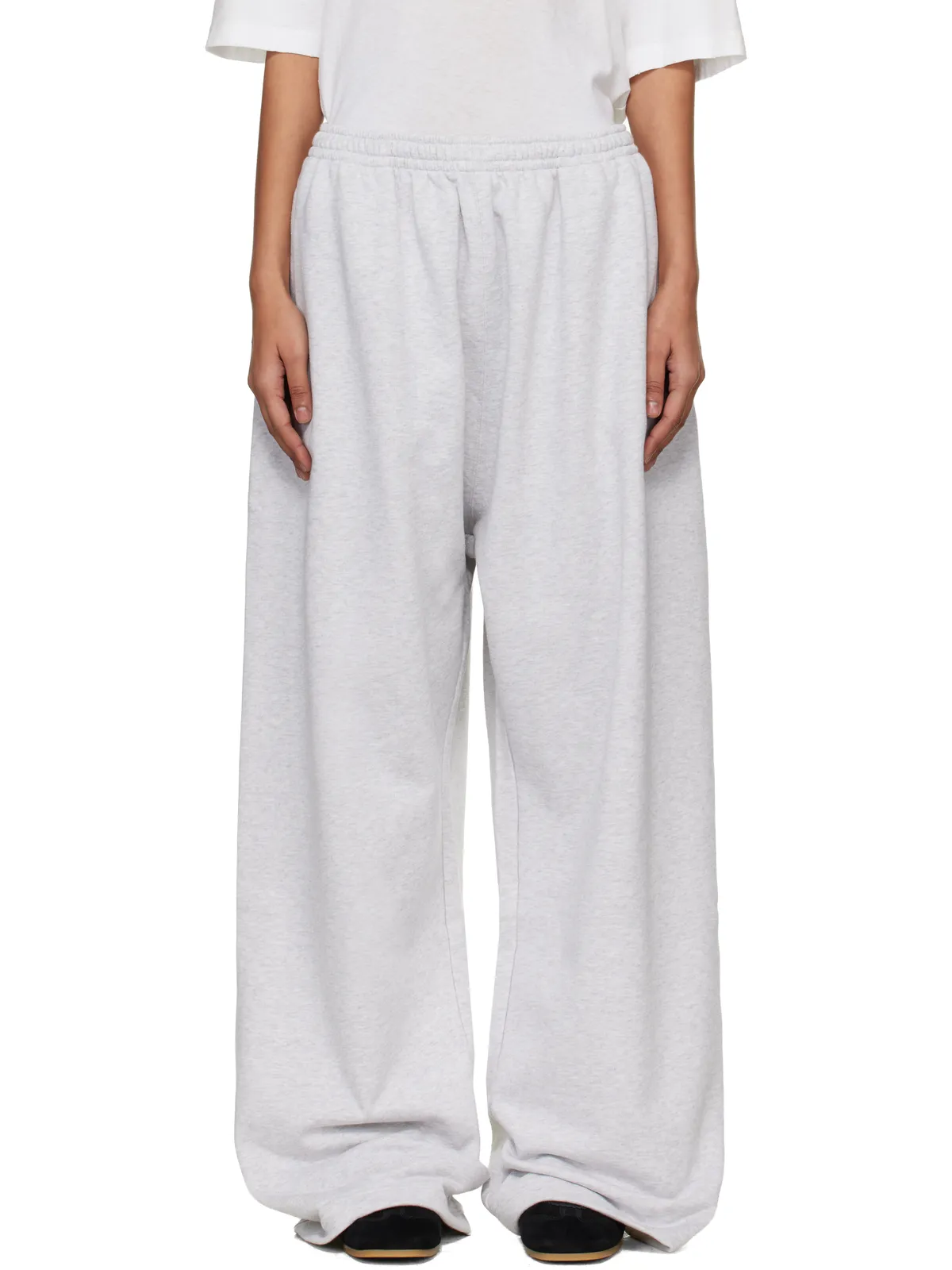 Acne Studios フリース ロゴ スウェットパンツ - 画像1