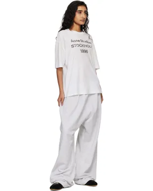 Acne Studios フリース ロゴ スウェットパンツ - サムネイル4