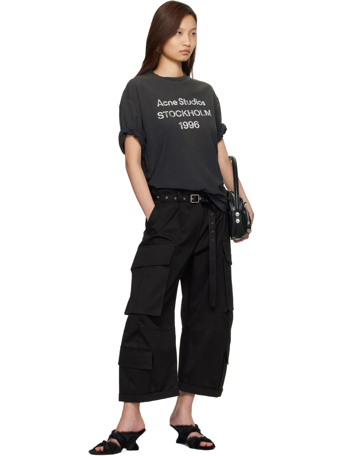 Acne Studios ツイル カーゴパンツ - 画像5
