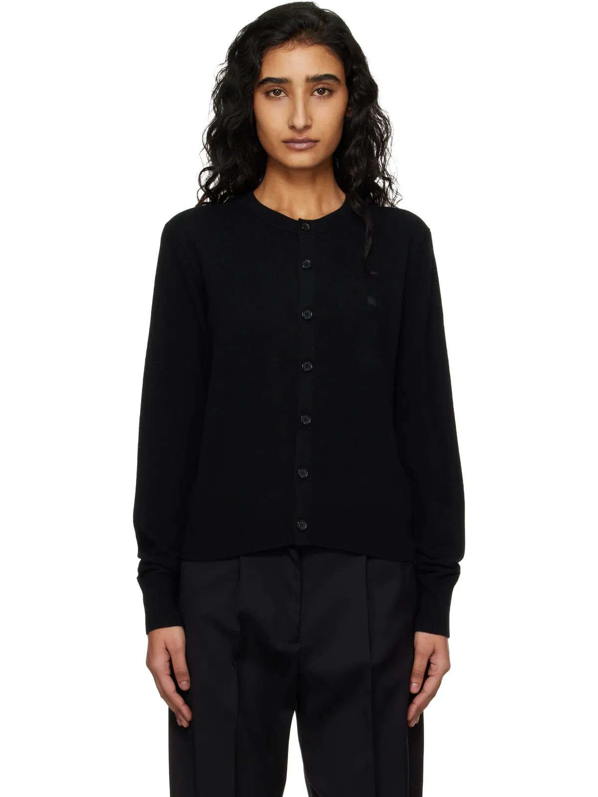 Acne Studios フィット ヤクウール カーディガン - 画像1