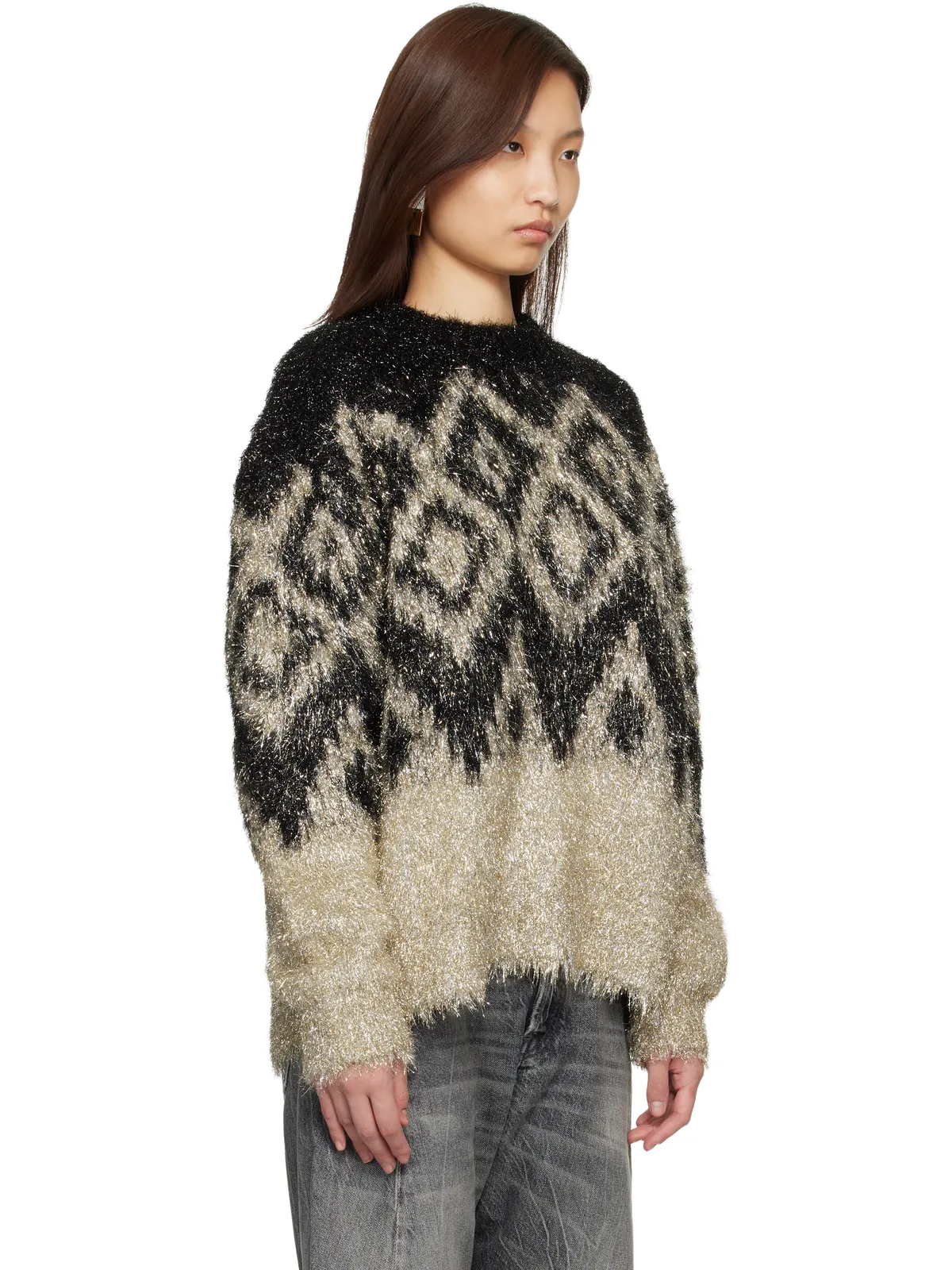 Acne Studios Metallic Knit セーター - 画像2