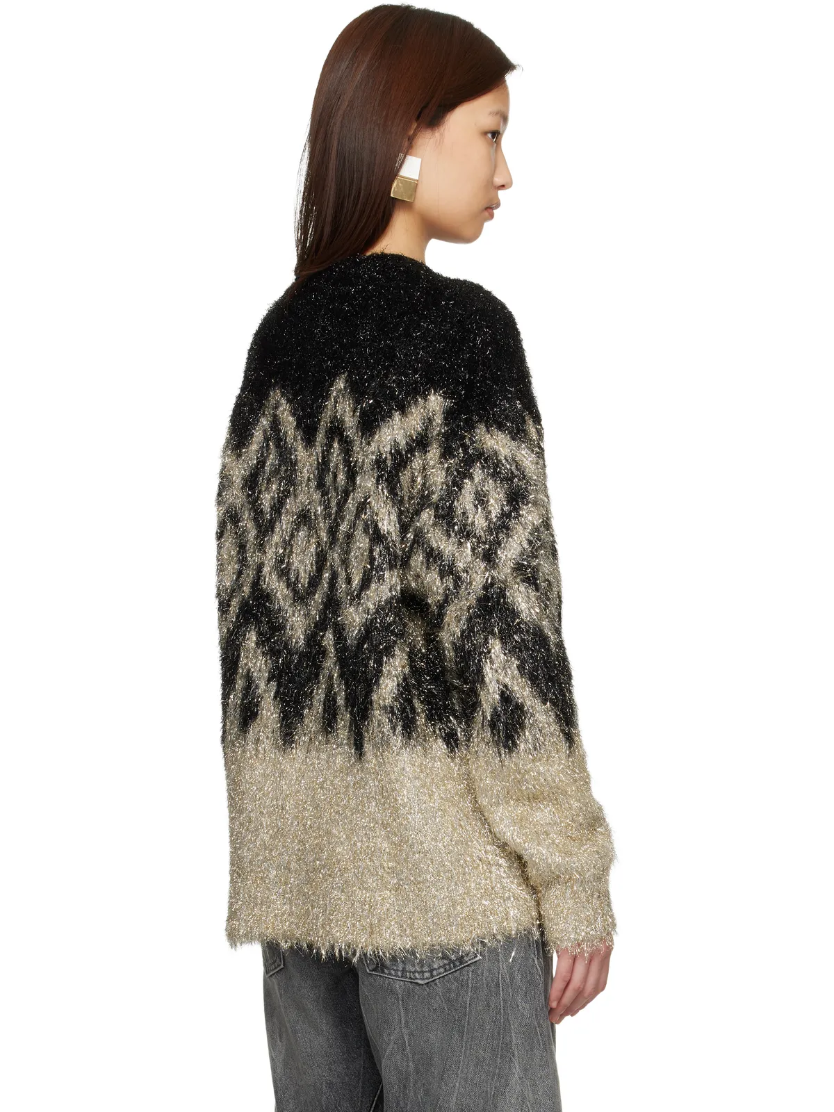 Acne Studios Metallic Knit セーター - 画像3