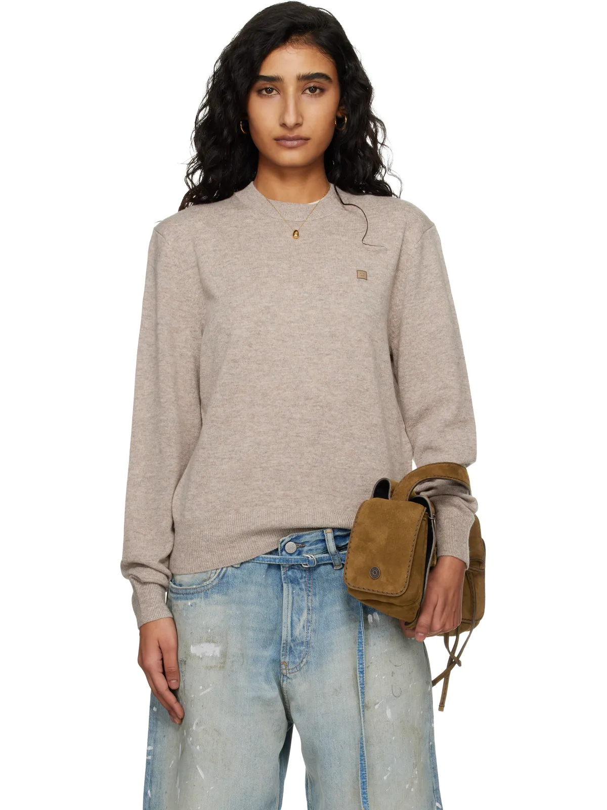 Acne Studios フィット ヤクウール セーター - 画像1