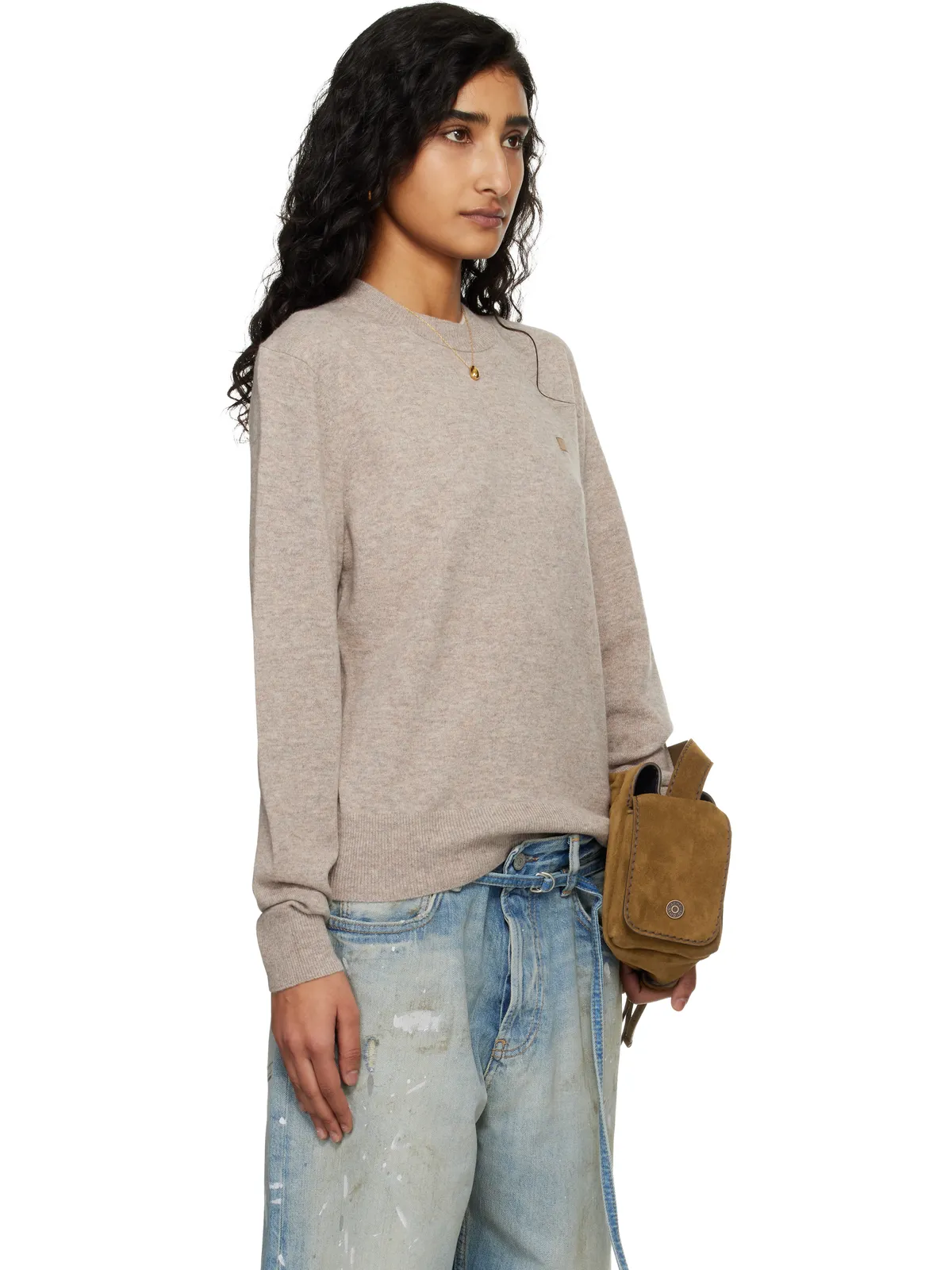 Acne Studios フィット ヤクウール セーター - 画像2