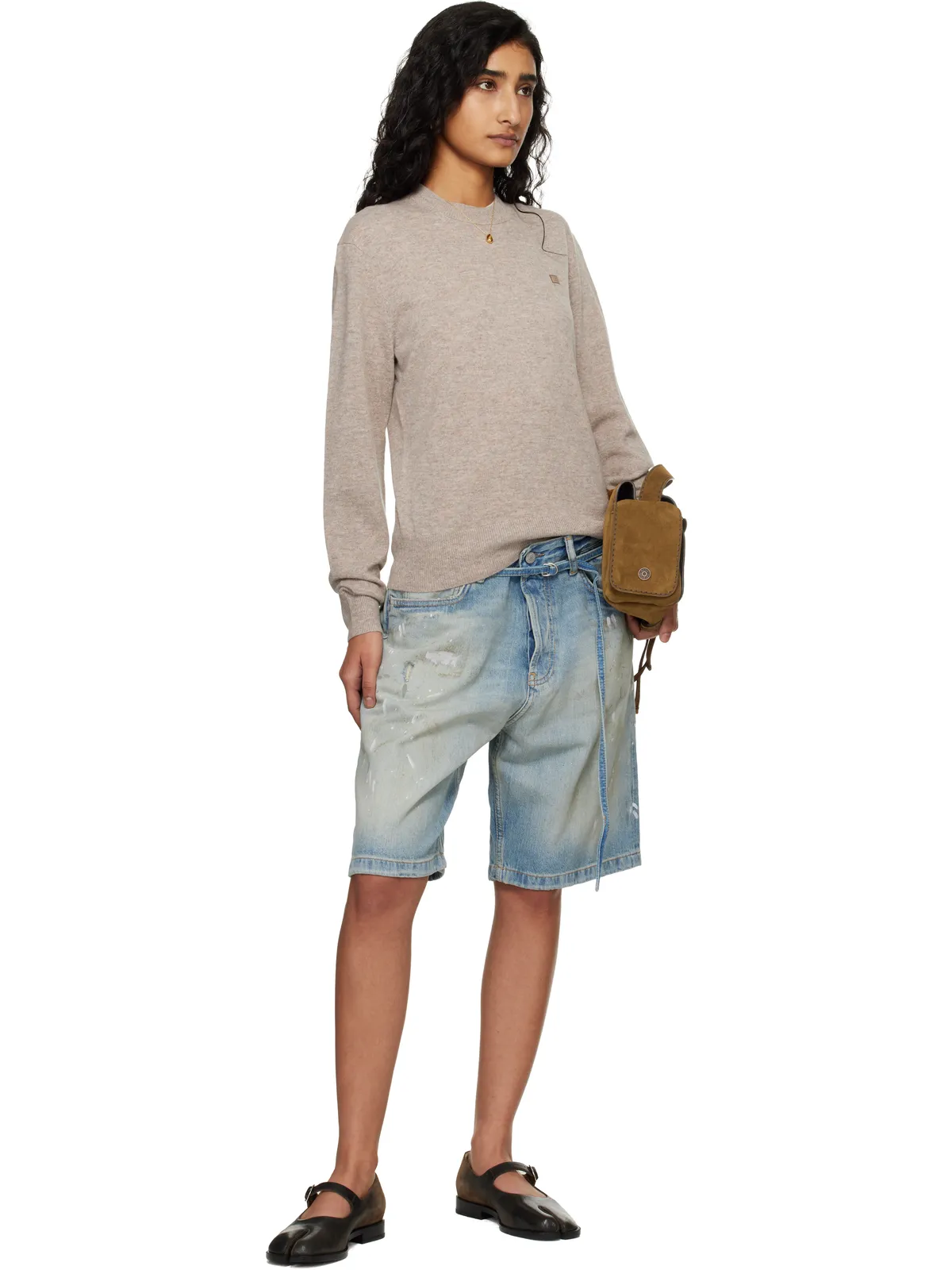 Acne Studios フィット ヤクウール セーター - 画像4