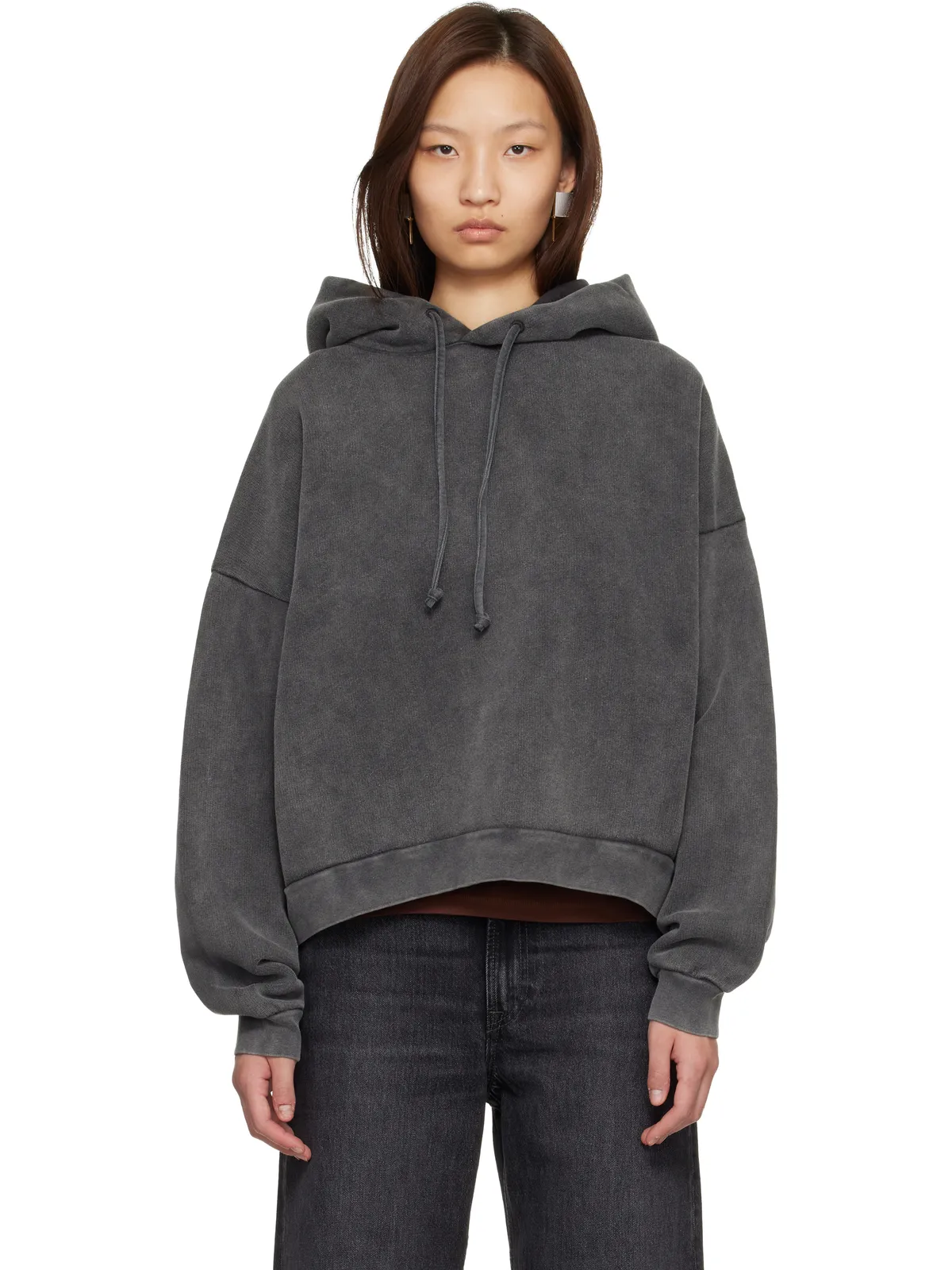 Acne Studios ロゴパッチ フーディ - 画像1