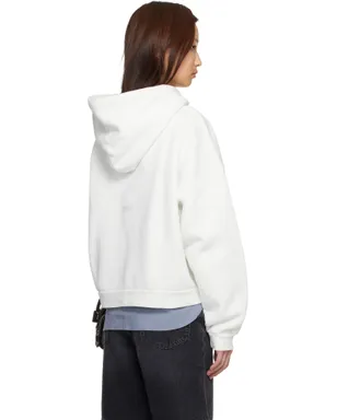 Acne Studios ロゴ フリース フーディ - サムネイル3
