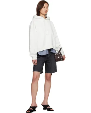 Acne Studios ロゴ フリース フーディ - サムネイル4