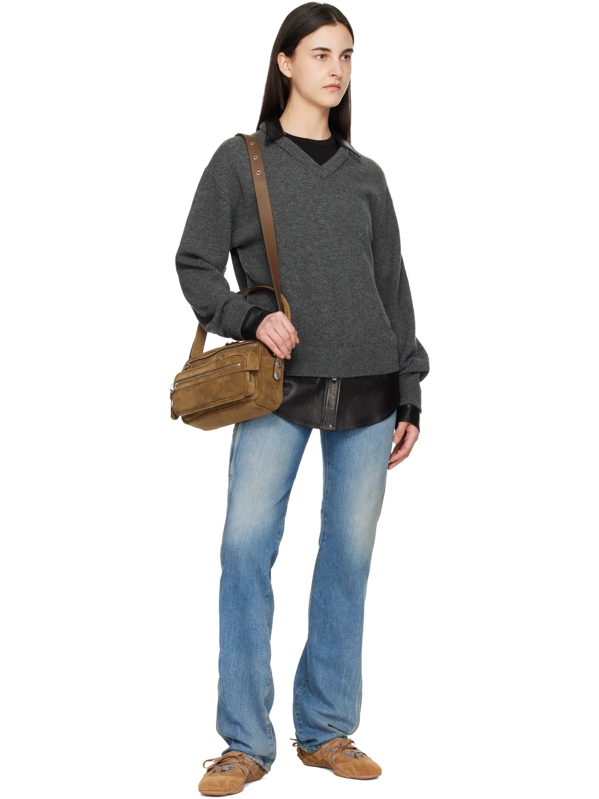 Acne Studios Camero Party スエード バッグ - 画像4