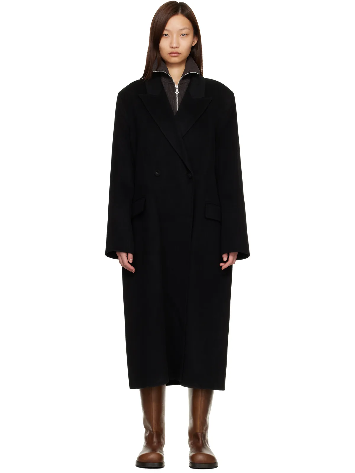 Acne Studios ダブルブレスト コート - 画像1