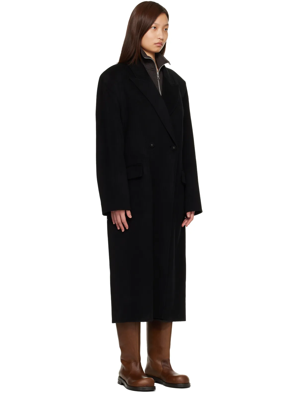 Acne Studios ダブルブレスト コート - 画像2