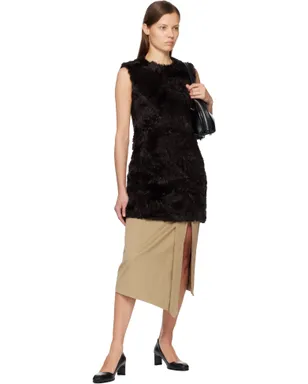 Acne Studios フェイクファー ミニドレス - サムネイル4