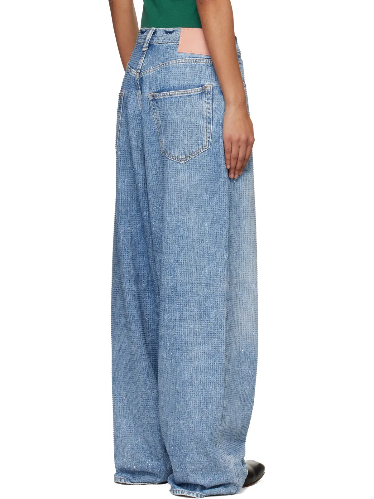 Acne Studios 2023 Loose ラインストーン ジーンズ - 画像3