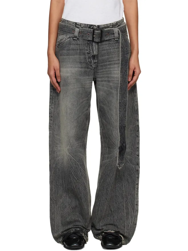 Acne Studios Acne Studios ベルト リラックスフィット ジーンズの商品画像