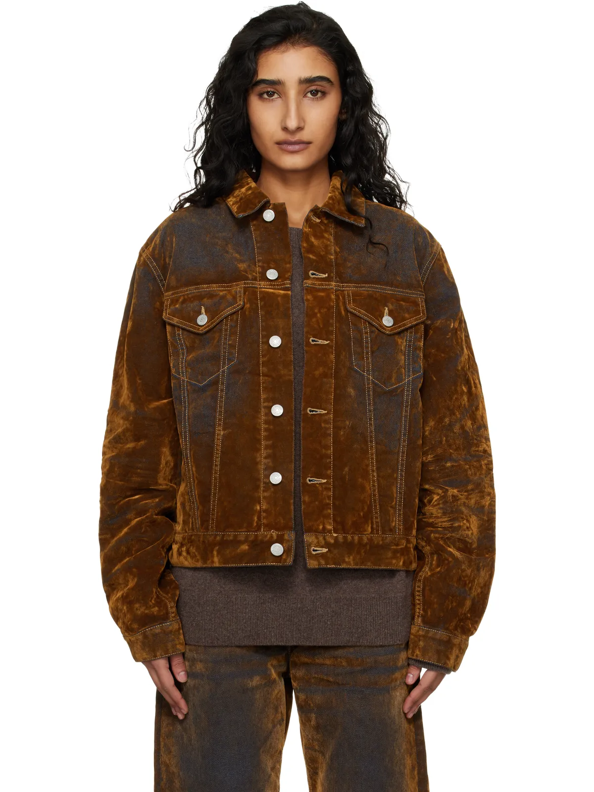 Acne Studios フロック デニムジャケット - 画像1