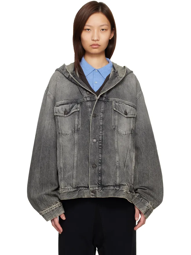 Acne Studios Acne Studios フード付き デニムジャケットの商品画像