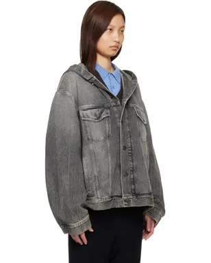 Acne Studios フード付き デニムジャケット - サムネイル2