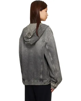 Acne Studios フード付き デニムジャケット - サムネイル3