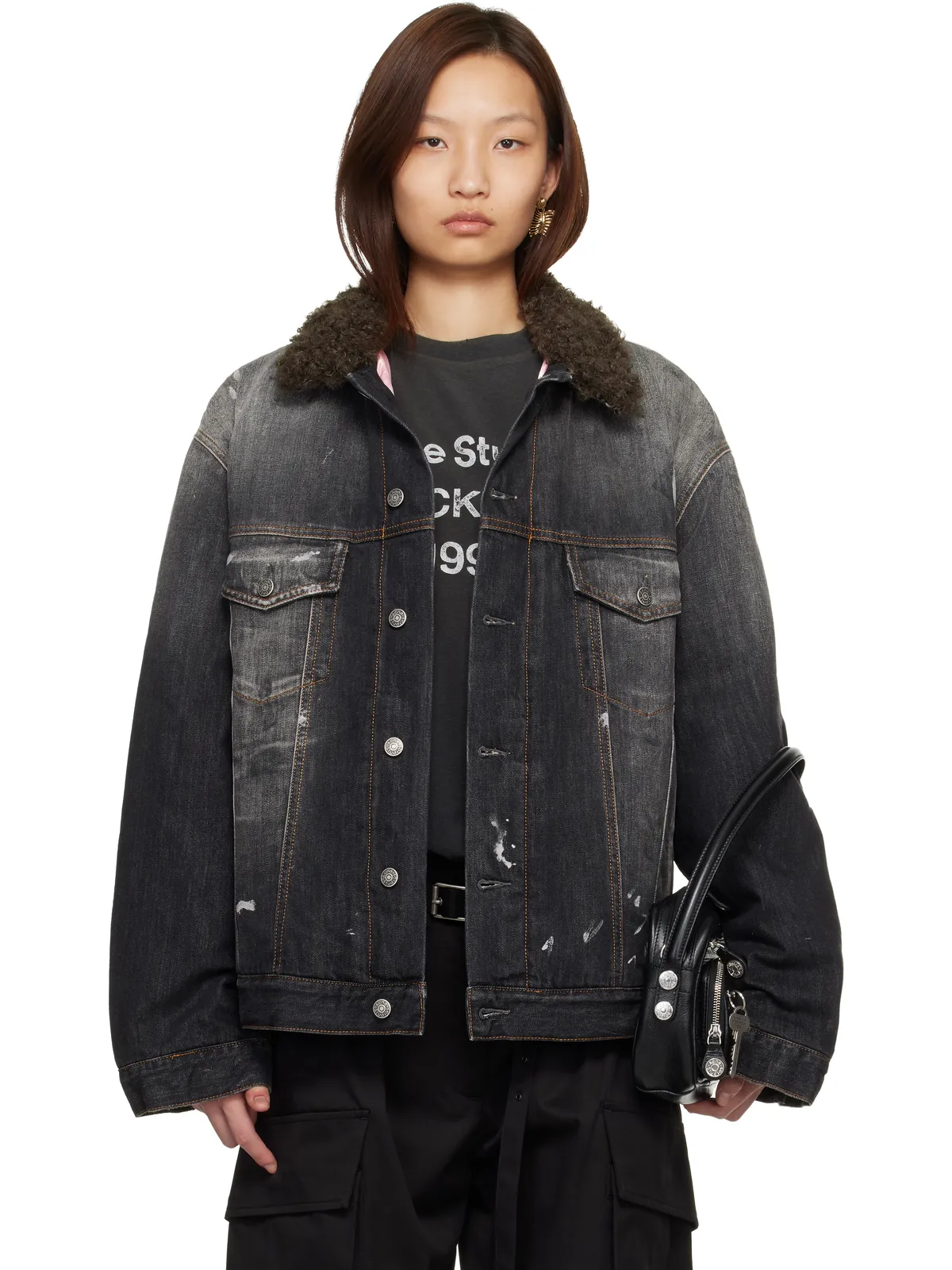 Acne Studios Lined デニムジャケット - 画像1