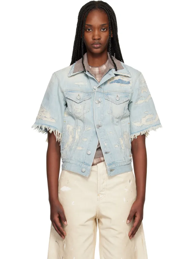 Acne Studios Acne Studios Mended デニムジャケットの商品画像