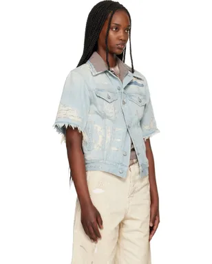 Acne Studios Mended デニムジャケット - サムネイル2