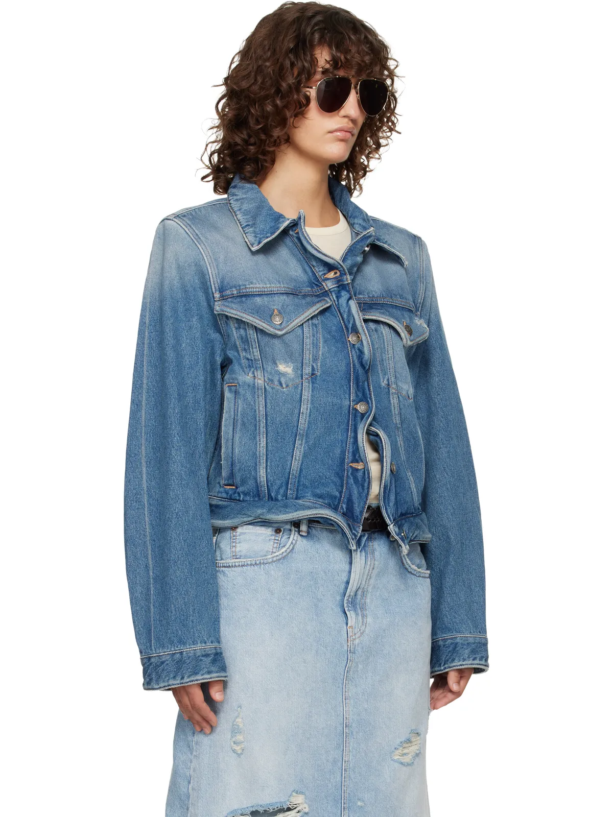 Acne Studios Wavy デニムジャケット - 画像2