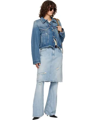 Acne Studios Wavy デニムジャケット - サムネイル4