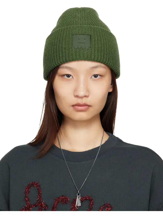 Acne Studios Acne Studios Face Logo ビーニーの商品画像