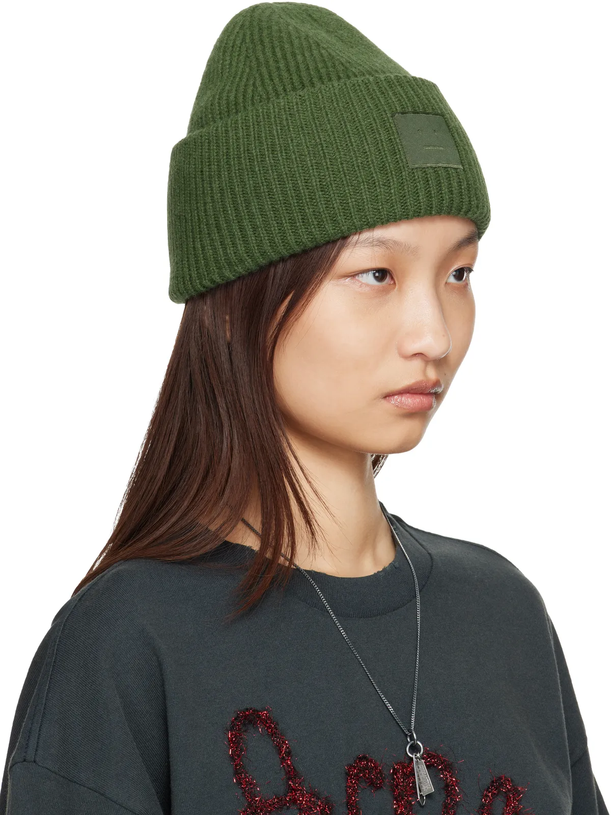 Acne Studios Face Logo ビーニー - 画像2
