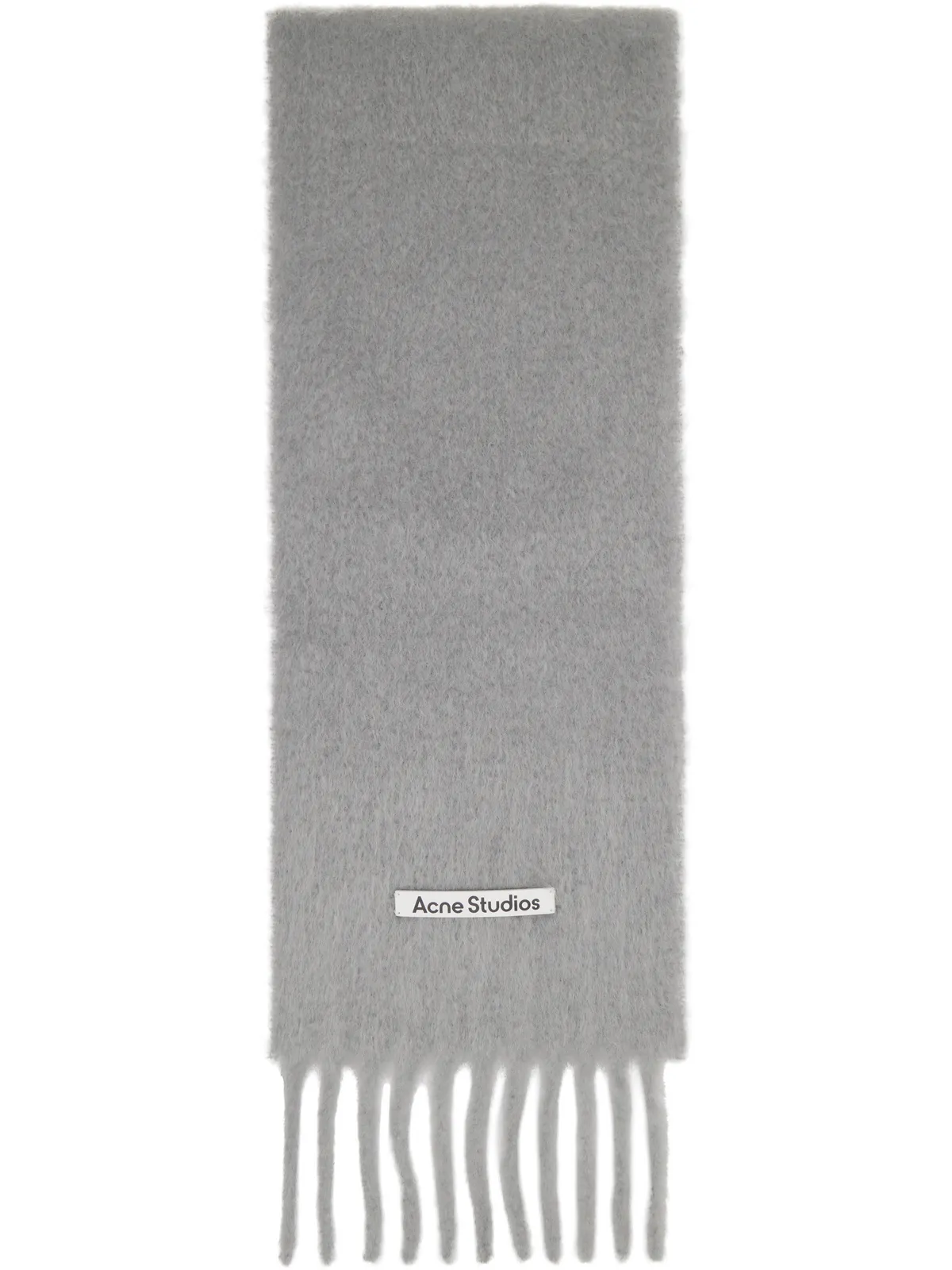 Acne Studios モヘア ロゴ マフラー - 画像1