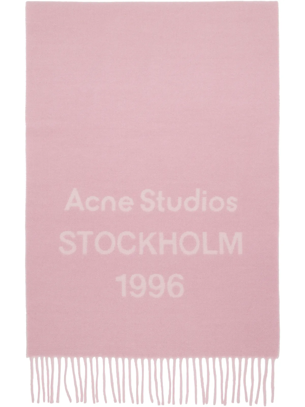 Acne Studios Logo Wide マフラー - 画像1