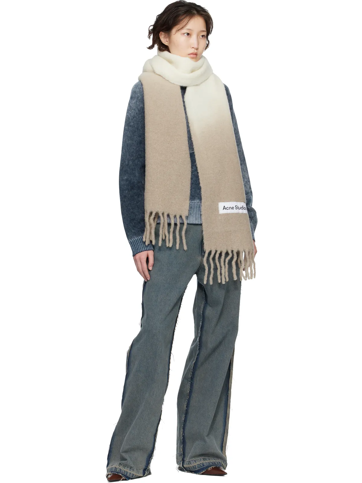 Acne Studios Wool Fringe マフラー - 画像2