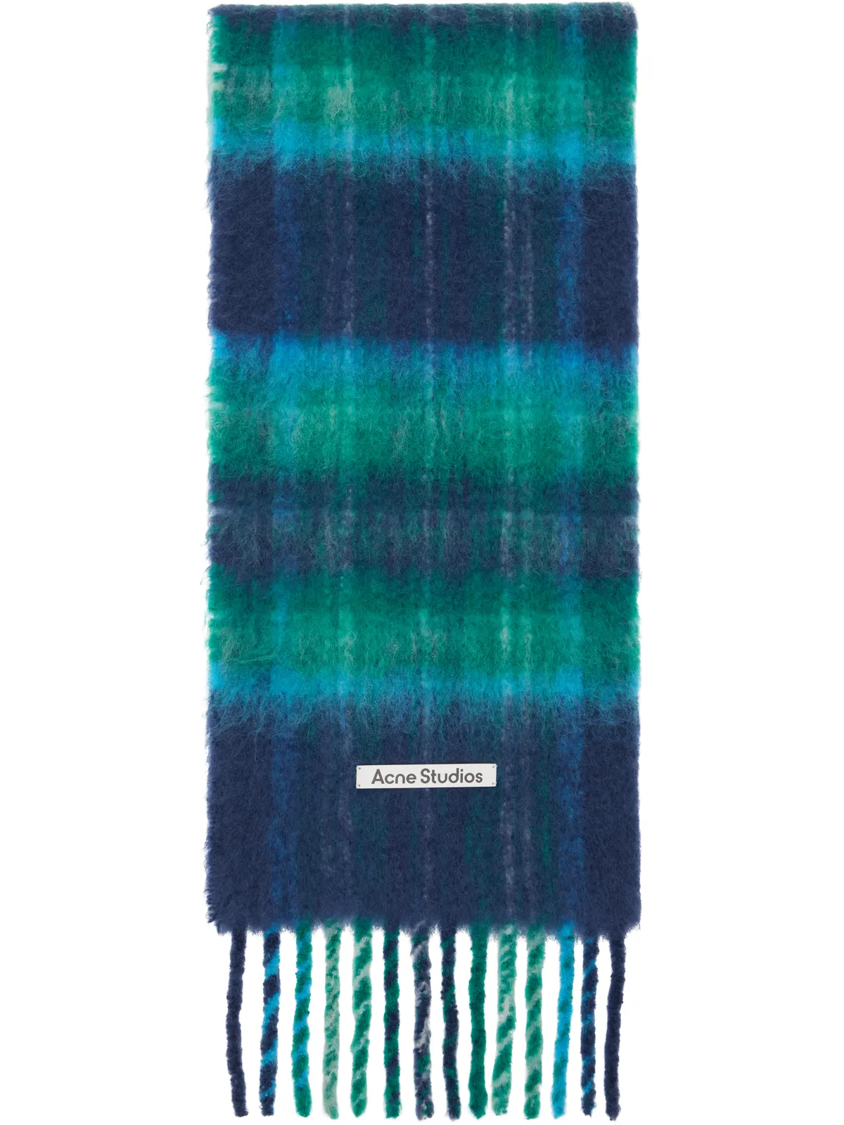 Acne Studios Mohair Checked マフラー - 画像1